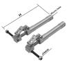 VERBANA Airplane Landing Gear, 1 Pair RC Model Airplane Aluminum 70mm to 175mm Spring Back Damping Kneeling Landing Gear Retract 3-4kg Kit Replacement Part for RC Model Airplane Plane Accessories (Co view 2