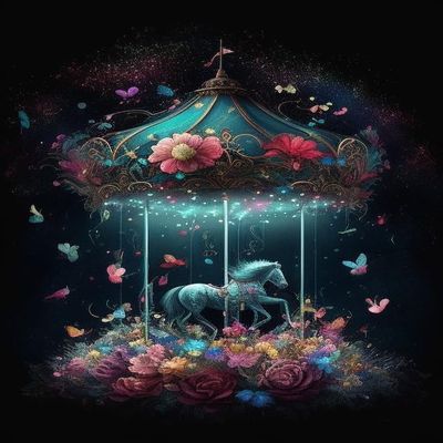 35 Piece Jigsaw Puzzle for Adults -Carousel Music Box Pattern Wooden Jigsaw Puzzle - Interactive Fun Puzzle for Family - DIY Home Decor