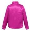 YOOJOO Kids Boys Disco Shirt Sequins Long Sleeve Button Down Shirts 70s Party Costume Latin Jazz Hip Hop Dance Shirts HotPink 5-6 Years view 2