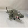 PurAr 500 AH-64 Military Drab RC Helicopter Fuselage 500 Size Green Painting Apache view 2
