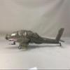 PurAr 500 AH-64 Military Drab RC Helicopter Fuselage 500 Size Green Painting Apache view 3