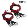 DOITOOL 50pcs Pre-Wired Round Led Lights for Rc Cars White Led Bulb Low Power Consumption for DIY Projects and Decorations view 4