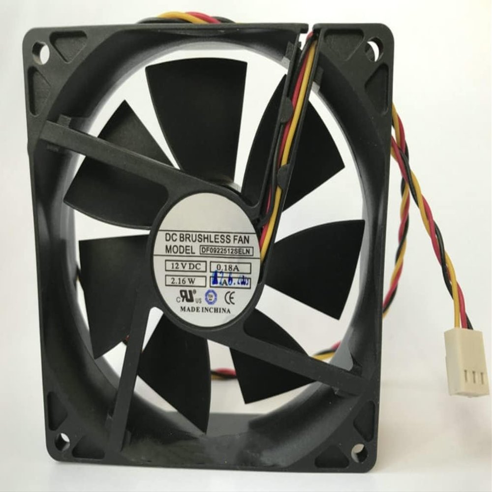 Cooling Fan 12V 92mm 9225 for DF0922512SELN 0.18A 2.16W 92x92x25mm Cooling Fan