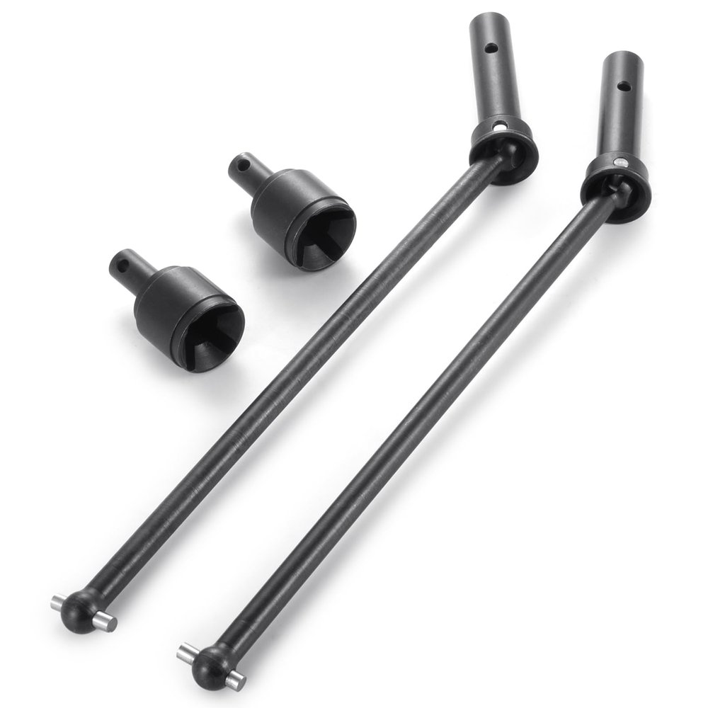 2pcs Steel Front CVD Drive Shafts with Drive Cup for 1/5 KRATON 8S RC Truck Upgrade