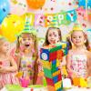 RoundFunny Number 7 Building Blocks Piata 16.5 Inch Party Supplies 7th Birthday Party Decorations Piata with Confetti Blocks Theme Fiesta Anniversary Celebration view 4