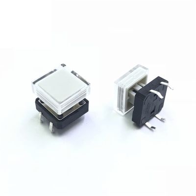 10pcs B3F Tactile Push Button Switch +A14 Color Hat 10pcs + Transparent Cap 10pcs Momentary Tact Touch Micro Switch 12 * 12 * 7.3mm