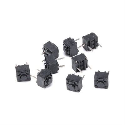 10Pcs 6 * 6 * 5.7/6/7.3mm Mouse Switch Momentary Tactile Tact Push Button Mini Micro Switch Middle 2 Pin (Size : 10Pcs 6X6X5.7) (Size : 10Pcs 6X6X7.3)