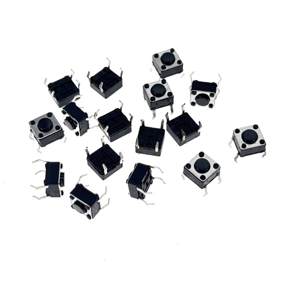 100PCS/Lot 6 * 6 * 4.3mm Tact Switch Push Button DIP 4 Pin Tactile Push Button LCD Screen Monitor 6X6X4.3MM Micro Switch New