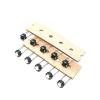 10pcs 6 * 6 * 4.3mm 2pin Tactile Tact Push Button Switch 6x6x4.3mm 2p Vertical Round Micro Switch White Black (Color : Black) (Color : Black) view 1