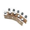 10pcs 6 * 6 * 4.3mm 2pin Tactile Tact Push Button Switch 6x6x4.3mm 2p Vertical Round Micro Switch White Black (Color : Black) (Color : Black) view 2
