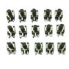 FFIME 4.5x4.5XL=3.8/4.3/4.5/4.8/5.0/6.0/7.0/8.0mm High Right Angle 3 Pin Dip Side Actile Tact Push Button Micro Switch Self Reset (Color : 4.5x4.5x4.3mm) (Color : 4.5x4.5x4.5mm) view 1