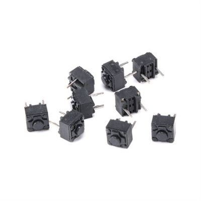 10Pcs 6 * 6 * 5.7/6/7.3mm Mouse Switch Momentary Tactile Tact Push Button Mini Micro Switch Middle 2 Pin (Size : 10Pcs 6X6X6) (Size : 10Pcs 6X6X7.3)