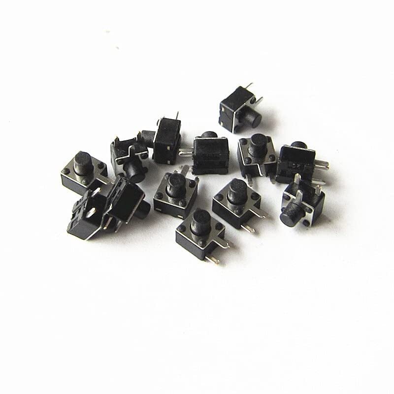 10pcs/Lot 4.5 * 4.5 * 5 Push Button Switch Pin/Side 3Foot Micro Switches Factory Sale 4.5x4.5x5