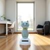 Gray Cute Solar Powered Dancing Cat Doll Figure - Swinging Solar Ornaments, Cat Figurine Statue Swinging Car Dashboard Decoration Ornaments Dashboard Office Home Desk DecorLearning and Education Tool view 4