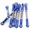 WEFEINO 7PCS Aluminum Adjustable Turnbuckles Camber Links Upgrade Parts for Tra-xxas 1/10 Slash 4X4 2WD Hoss Rustler VXL Stampede RC Truck Car view 3