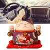 4.723.543.94in Lucky Cat Money Bank, Cute Bring Luck Good Wish Ceramic Fortune Cat Saving Pot Desk Decoration with Two Bells Piggy Bank, Gift, DeskToys(#4) view 4