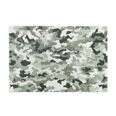 1000 Piece Jigsaw Puzzle for Adults Personalized Picture Puzzle White Camouflage Customized Wooden Puzzle for Family, Birthday, Wedding, Game Nights Gifts, 29.5"x19.7"