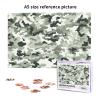 1000 Piece Jigsaw Puzzle for Adults Personalized Picture Puzzle White Camouflage Customized Wooden Puzzle for Family, Birthday, Wedding, Game Nights Gifts, 29.5"x19.7" view 2