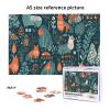 1000 Piece Jigsaw Puzzle for Adults Personalized Picture Puzzle Scandinavian Animals Customized Wooden Puzzle for Family, Birthday, Wedding, Game Nights Gifts, 29.5"x19.7" view 2