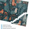 1000 Piece Jigsaw Puzzle for Adults Personalized Picture Puzzle Scandinavian Animals Customized Wooden Puzzle for Family, Birthday, Wedding, Game Nights Gifts, 29.5"x19.7" view 3