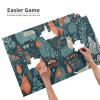 1000 Piece Jigsaw Puzzle for Adults Personalized Picture Puzzle Scandinavian Animals Customized Wooden Puzzle for Family, Birthday, Wedding, Game Nights Gifts, 29.5"x19.7" view 4