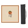 BSapp Square Leather Mahjong Table Mat, Easy to Clean Chinese Table Mat, Anti Slip Mahjong Mats with Storage Bag (Color : Style 3, Size : 90x90cm (35.43x35.43in)) view 1