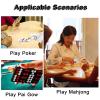 BSapp Square Leather Mahjong Table Mat, Easy to Clean Chinese Table Mat, Anti Slip Mahjong Mats with Storage Bag (Color : Style 3, Size : 90x90cm (35.43x35.43in)) view 3