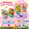 Tekoly 4 Set Paint & Plant Flower Gardening Kit - Gifts for Girls Ages 8-12, Arts and Crafts for Kids Ages 8-12, Kids Gardening Set, Toys Birthday for Girls Boys Ages 6 7 8 9 10 11 12 view 2
