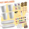 Tekoly 4 Set Paint & Plant Flower Gardening Kit - Gifts for Girls Ages 8-12, Arts and Crafts for Kids Ages 8-12, Kids Gardening Set, Toys Birthday for Girls Boys Ages 6 7 8 9 10 11 12 view 3