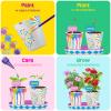 Tekoly 4 Set Paint & Plant Flower Gardening Kit - Gifts for Girls Ages 8-12, Arts and Crafts for Kids Ages 8-12, Kids Gardening Set, Toys Birthday for Girls Boys Ages 6 7 8 9 10 11 12 view 4