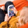 Infini Fun - My First Realistic Smart Phone Set, Bluetooth Interactive Imitation Phone, Development Educational Toy, Mulit Function Games & Learning - Ages 12mth+ view 2