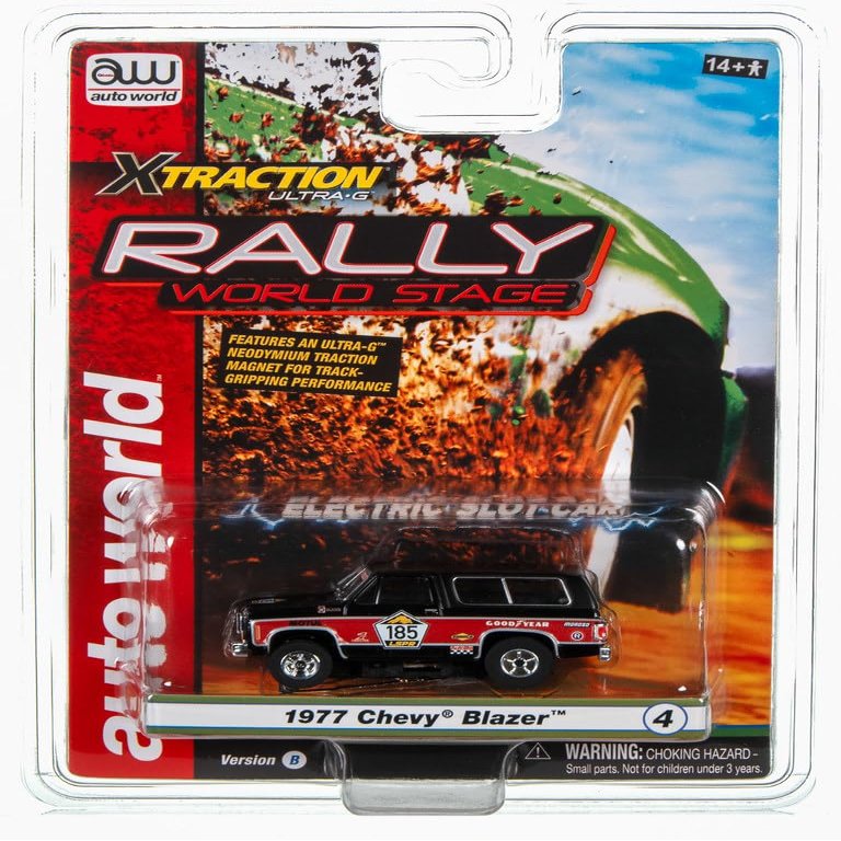 AUTO World Xtraction Rally World Stage SC393 Slot Car 1977 Car Blazer SR B