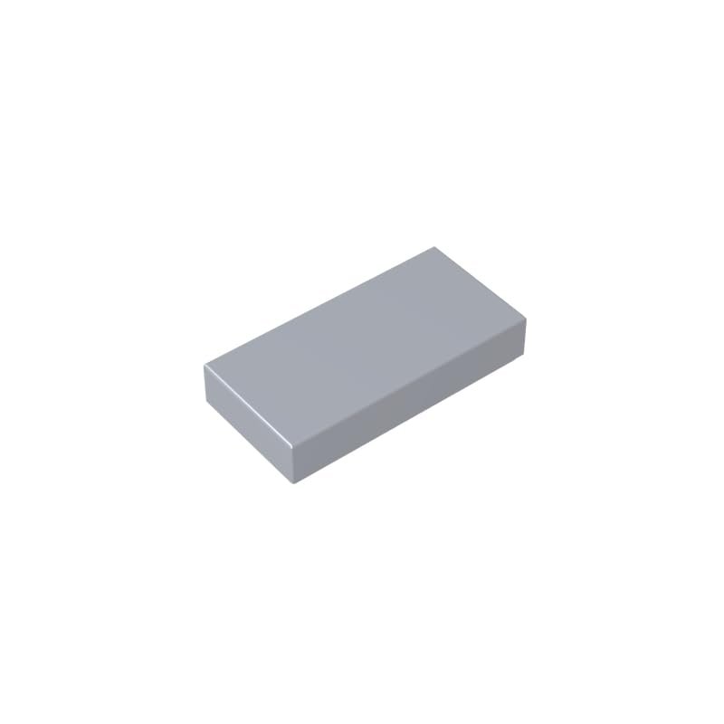 Gobricks GDS-566 88630 35386 1x2 Smooth Tiles Flat Bricks 3069B, 50 pcs