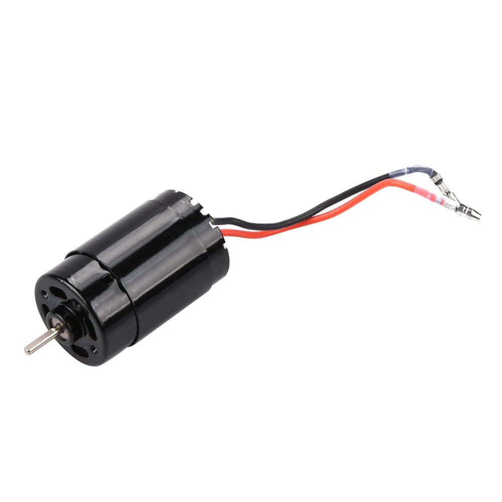 1/14 RC Car Carbon Brush Motor Silver Metal Carbon Brush Motor 550 RC Car Accessory Spare Parts for WLtoys 144001