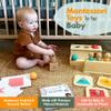 Bujjify Montessori Toy Set 11-12 Months Baby Toys- 1 Year Birthday Gift, Push Ball, Shape Puzzle, Popup Toy, Pincer Grasp, Diversity Board Book, Picture Cards, Brain Development Toddler Toy view 2