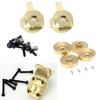 Power Hobby PHSCX2418 Axial SCX24 Brass Hex Hubs/Diff Cover/Front Knuckles Combo view 1