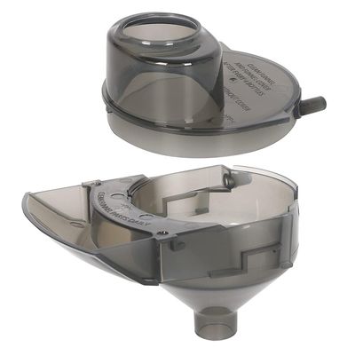 MIHAUS 2 Pieces Replacement Parts Compatible with Baby Brezza Formula Pro Advanced FRP0046 Replacement Funnel and Cover. Grey, Gray, Funnel01