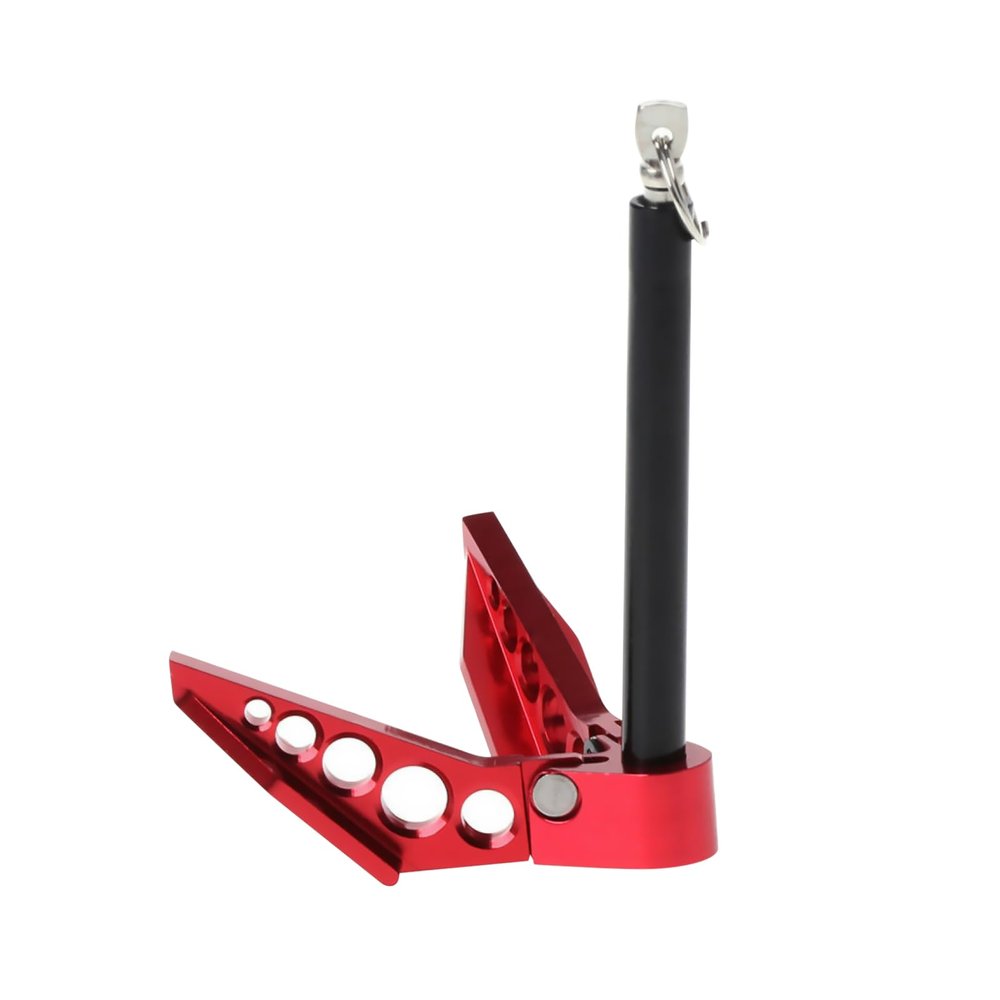 1:10 RC Car Winch Anchor Red Black Metal Winch Anchor RC Car Accessory Spare Parts for Axial SCX10