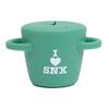 Bella Tunno Snack Cups for Toddlers, Silicone Spill Proof Food Container with Lid, Babies & Kids 6-12 Months, I Love SNX view 1