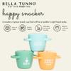 Bella Tunno Snack Cups for Toddlers, Silicone Spill Proof Food Container with Lid, Babies & Kids 6-12 Months, I Love SNX view 2