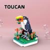 Apostrophe Games Majestic Birds Model Building Block Kit - 900 Pieces - Six Unique Bird Models for Kids and Adults view 2
