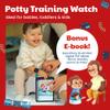 Potty Training Watch for Kids V2  A Water Resistant Potty Reminder Device for Boys & Girls to Train Your Toddler with Fun/Musical & Vibration Interval Reminder with Potty Training eBook (Train) view 2