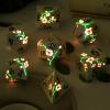 Metal DND Dice, DNDND 7 PCS Glow in The Dark Metallic D&D Dice Set with Gorgeous Gift Case for Dungeons and Dragon Tabletop Game (Glow in The Dark Pink) view 2