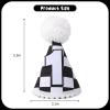 YOUAME Race Car 1st Birthday Hat - Party Decorations, Boy Outfit, Plaid Crown, Racing First Photo Prop view 2