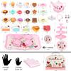 Tea Party Set for Little Girls, 49PCS Princess Tea Time Toys Including Tea Set Dessert Carrying Case, Kids Kitchen Pretend Playset, Montessori Toys for Toddlers 3 - 8 Year Old Girl Birthday Gifts view 2