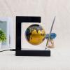 BEBEVOGUE Personalized Magnetic Levitation Floating Globe with LED Light & Pen Levitating World Globe for Office Home Desk Gadget Decor Cool Stuff Birthday Gift for Men Kids Boss Boys (Gold) view 3