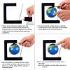 BEBEVOGUE Personalized Magnetic Levitation Floating Globe with LED Light & Pen Levitating World Globe for Office Home Desk Gadget Decor Cool Stuff Birthday Gift for Men Kids Boss Boys (Gold) view 4