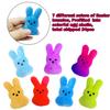 Cherislpy 24 Pcs PreFilled Easter Eggs with Plush Bunny Toys Animals Keychain Decoration Stuffed Toy Great for Kids Boys Girls Toddler Easter Basket Stuffers Egg Fillers view 3