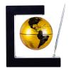 BEBEVOGUE Personalized Magnetic Levitation Floating Globe with LED Light & Pen Lighting World Globe for Office Home Desk Gadget Decor Cool Stuff Birthday Gift for Men Kids Boss Boys (Gold) view 1