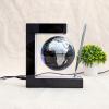 BEBEVOGUE Personalized Magnetic Levitation Floating Globe with LED Light & Pen Lighting World Globe for Office Home Desk Gadget Decor Cool Stuff Birthday Gift for Men Kids Boss Boys (Silver) view 4